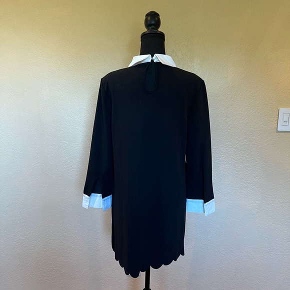 Black with pearls shin shift dress new without tags - Picture 2 of 16